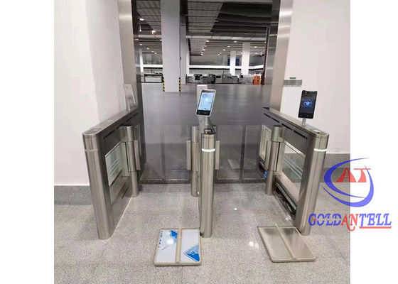 CE ESD Test Smallest Quick Pass Swing Gate Barrier DC Brushless Motor Speed