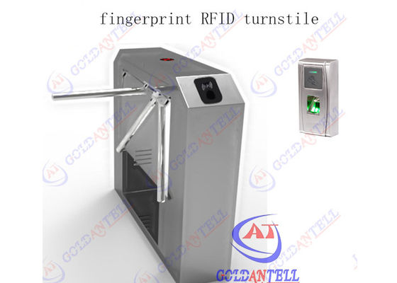 RFID reader access control Tripod Turnstile Gate stainless steel turnstile