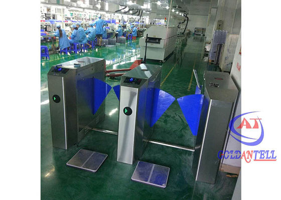 Bi Directional Access Control Turnstile Coin Operated ESD Swing Gate Turnstile For Gym
