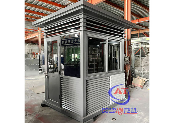 Hot Competitive Cost High Standard Elegant Security Cabin Design for Guard Shaped Steel