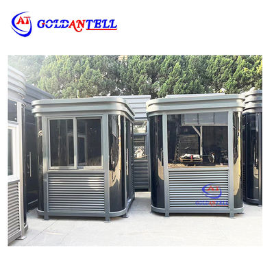 High Standard Elegant Security Guard House Cabin Toll Booth For Garden Optional Window Customizable Security Booth Designed For Various Environments