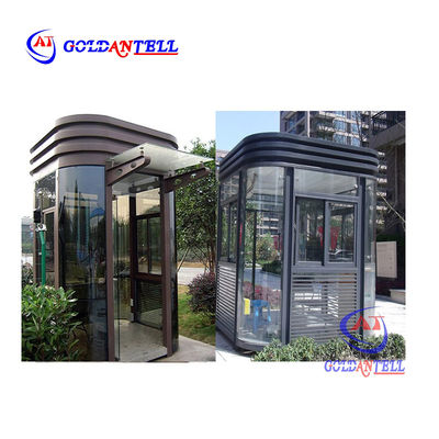 Modern Steel Security Guard House 1800x1800x2500mm Waterproof Customizable