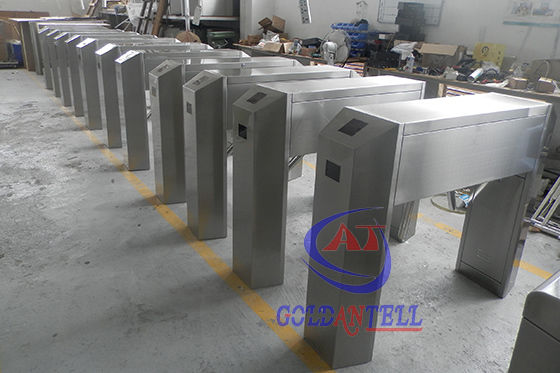 304 Stainless Steel Turnstile Access Control with 0.4s Barrier Open/Close Time and RS485 Communication for 30-40 Persons/Min