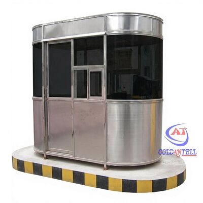 IP54 Waterproof Rating Security Guard House with Drainage System Electricity Fittings Operating Between Minus 30 and 60 Degrees Celsius