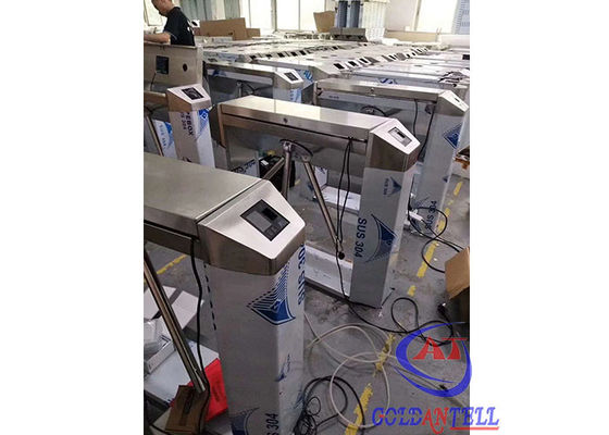 QR code card reader Half Height Double Face Recognition Mechanism tripod turnstile zk