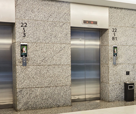 Waterproof Rustproof Facial Recognition Turnstile With Contactless Thermal Camera