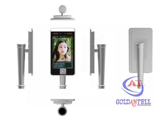 Waterproof Rustproof Facial Recognition Turnstile With Contactless Thermal Camera