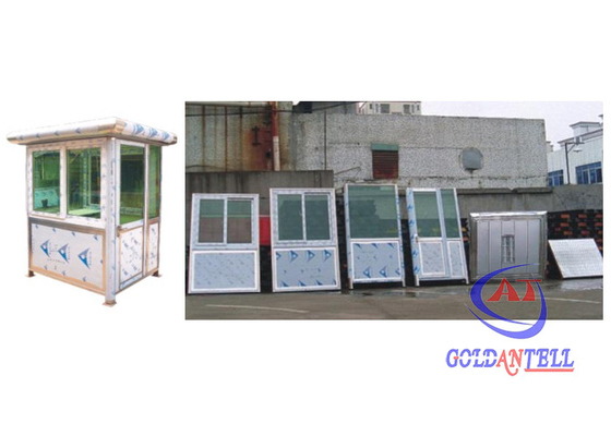 SS 1.2×1.5×2.4m সিকিউরিটি গার্ড হাউস অ্যাসেম্বল গার্ড বুথ 5 মিনিট ইনস্টলেশন