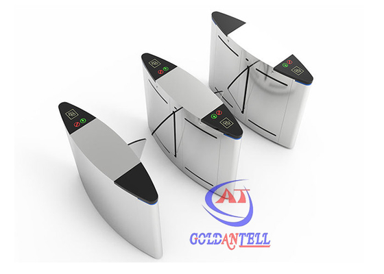 স্কুল জিমের জন্য আউটডোর RS485 RFID স্মার্ট গেট ফ্ল্যাপ ব্যারিয়ার সিস্টেম