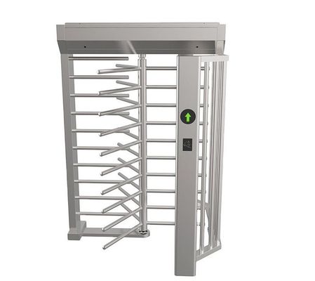 Pedestrian Bidirectional Full Height Turnstile Gate RFID Card / Fingerprint Access Control