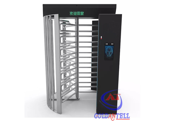 RFID কার্ড QR কোড সহ উচ্চ নিরাপত্তা সম্পূর্ণ উচ্চতার টার্নস্টাইল গেটস