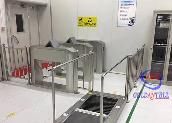 Three Passageways ESD Electric Tripod Turnstile Gate Portable 3 Arm For Workshop