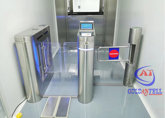 ESD অ্যাক্সেস কন্ট্রোল সিস্টেমের সাথে প্রবেশ মুখ শনাক্তকরণ টার্নস্টাইল সুইং ব্যারিয়ার গেট