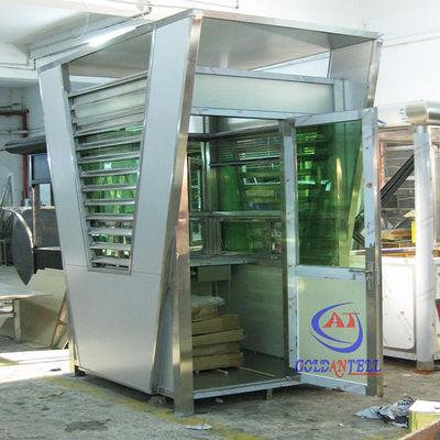 Outdoor Portable Stainless Steel Prefab garden sentry box Movable Watch House