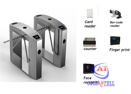 All electric mechanical rotating tripodHalf Height Turnstiles gate for factory station