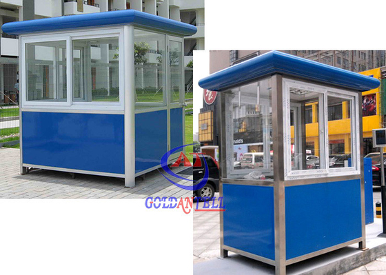 বৈদ্যুতিক ফিটিং সহ তাপ নিরোধক প্রিফ্যাব্রিকেটেড সিকিউরিটি গার্ড রুম