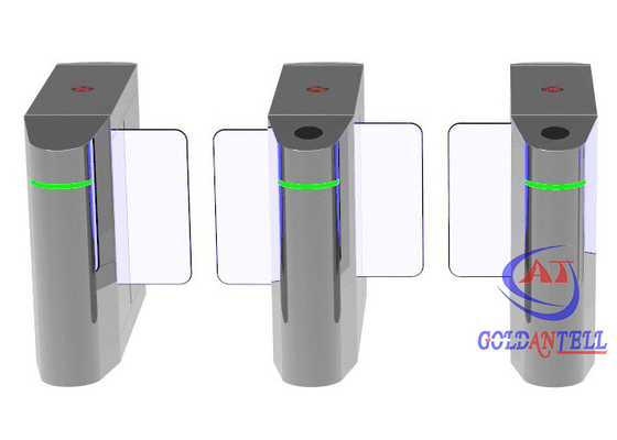 কুইক পাস RFID সিকিউরিটি টার্নস্টাইল গেট ব্রাশলেস মোটর বায়োমেট্রিক ফেস রিকগনিশন