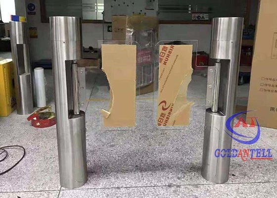 স্টেইনলেস স্টীল স্বয়ংক্রিয় গেট সিস্টেম ফিঙ্গারপ্রিন্ট RS485 যোগাযোগ ইন্টারফেস