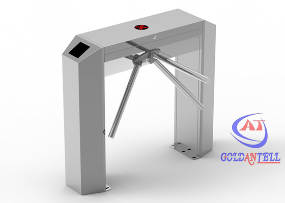 RFID রিডার সহ আধা স্বয়ংক্রিয় ট্রাইপড টার্নস্টাইল গেট অ্যাক্সেস কন্ট্রোল সিস্টেম