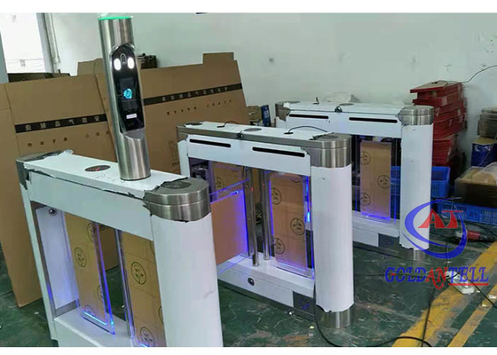 QR কোড / NFC টার্নস্টাইল ব্যারিয়ার গেট RFID রিডার এআই ফেসিয়াল রিকগনিশন টার্নস্টাইল