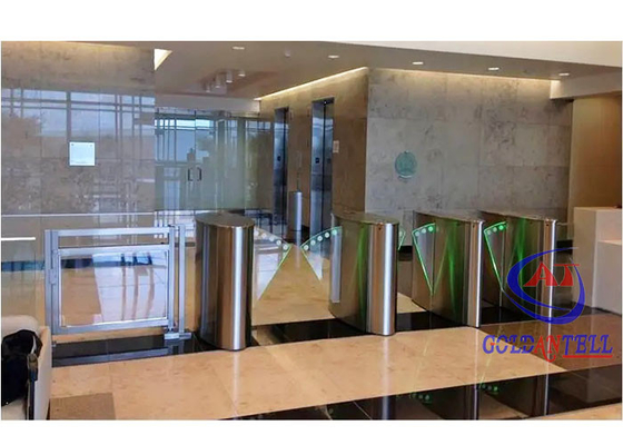 LED অ্যালার্ম সহ RFID কার্ড টার্নস্টাইল ফেস রিকগনিশন ফ্ল্যাপ ব্যারিয়ার টাইম অ্যাটেনডেন্স সিস্টেম