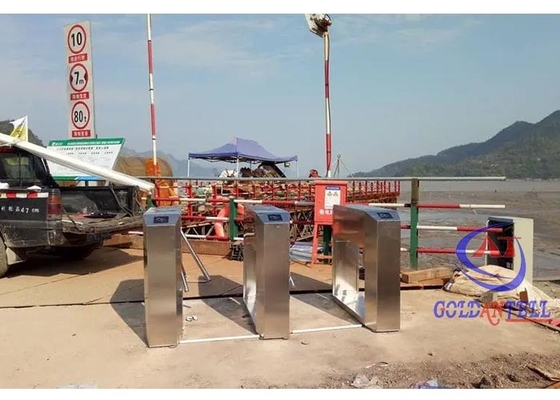 RFID ফেসিয়াল রিকগনিশন এক্সেস কন্ট্রোল সহ দ্বিমুখী ট্রাইপড টার্নস্টাইল গেট IP54