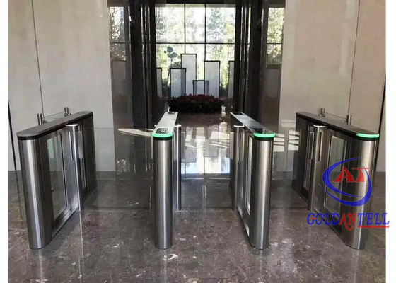 পোর্টেবল সুইং ব্যারিয়ার গেট ফেসিয়াল রিকগনিশন কিউআর কোড আরএফআইডি অ্যাক্সেস কন্ট্রোল সিস্টেম