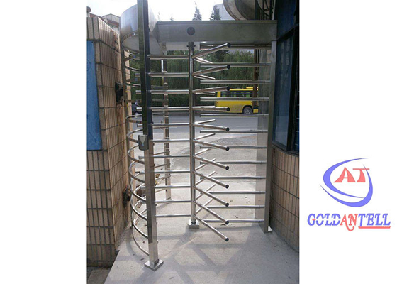 অ্যাক্সেস কন্ট্রোল পূর্ণ উচ্চতা Turnstile স্মার্ট গণনা স্টেইনলেস স্টীল বাস স্টেশন জন্য