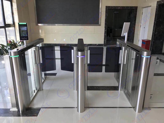 304 Stainless Steel Swing Turnstile with Facial Recognition Access