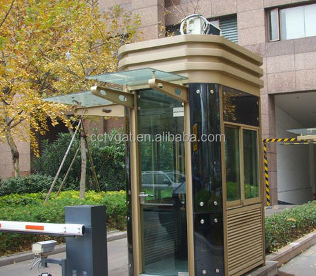 High Standard Elegant Security Guard House Cabin Toll Booth For Garden Optional Window Customizable Security Booth Designed For Various Environments