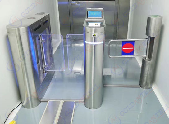 Bi-Directional Swing Gate Turnstile with 1200*280*1000mm Dimension 55-130CM Lane Width and AC 110~240V Power Supply