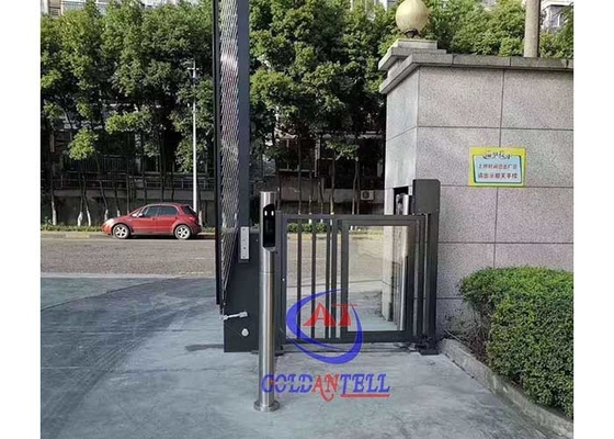 অর্ধ উচ্চতা স্মার্ট ফেস বারকোড বাণিজ্যিক পার্কিং প্রচুর জন্য বিজ্ঞাপন সরঞ্জাম টার্নস্টাইল সনাক্ত করে