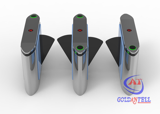 ফেস ডিটেকশন IP54 0.6 দ্বিতীয় ESD এন্ট্রি ফ্ল্যাপ ব্যারিয়ার গেট