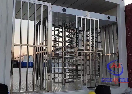 এক্সেস কন্ট্রোল পূর্ণ উচ্চতা টার্নস্টাইল গেট ফিঙ্গারপ্রিন্ট QR কোড RFID সিকিউরিটি ব্যারিয়ার গেট