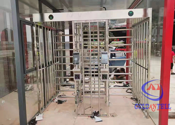 সিই পথচারী নিরাপত্তা গেটস টু ওয়ে RFID ফেসিয়াল রিকগনিশন সম্পূর্ণ উচ্চতা টার্নস্টাইল