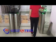 GAT-686 স্পিড গেট সুইং বাধা গেট উভয় QR কোড বার কোড এবং rfid কার্ড পাঠক সঙ্গে একীভূত