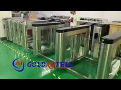 ডাবল ফিঙ্গারপ্রিন্টার কার্ড রিডার সহ GAT-686 সুইং টার্নস্টাইল