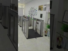 হাই সিকিউরিটি 304 এসএস এন্টি পিনচ কম গোলমাল মুখের স্বীকৃতি ই গেট পাবলিক বিল্ডিং জন্য