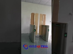 GAT-623 প্রক্রিয়া 1.8 মিটার উচ্চতা গ্লাস বাধা গতি ব্রাশহীন মোটর সহ টার্নস্টাইল গেট