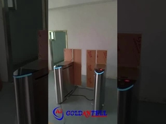 GAT-632 হাই সিকিউরিটি স্টেইনলেস স্টীল স্লাইডিং বাধা গেট সিকিউরিটি ডোর মেকানিজম ফিঙ্গারপ্রিন্ট