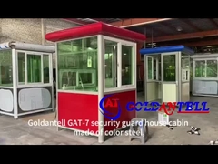 দীর্ঘজীবন আউটডোর সিকিউরিটি গার্ড বুথ টিকেট অফিসের জন্য পার্কিং লট সেন্ট্রি পোস্ট