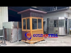 আকৃতির ইস্পাত কাঠামো নিরাপত্তা ক্যাবিন কাস্টমাইজড আকার এবং রঙ তাপ নিরোধক পরিবেশ বান্ধব