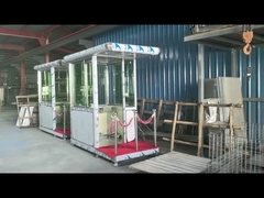 বহিরঙ্গন চলনশীল নিরাপত্তা রক্ষী বুথ স্টেইনলেস স্টীল জলরোধী